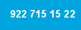 922 715 15 22